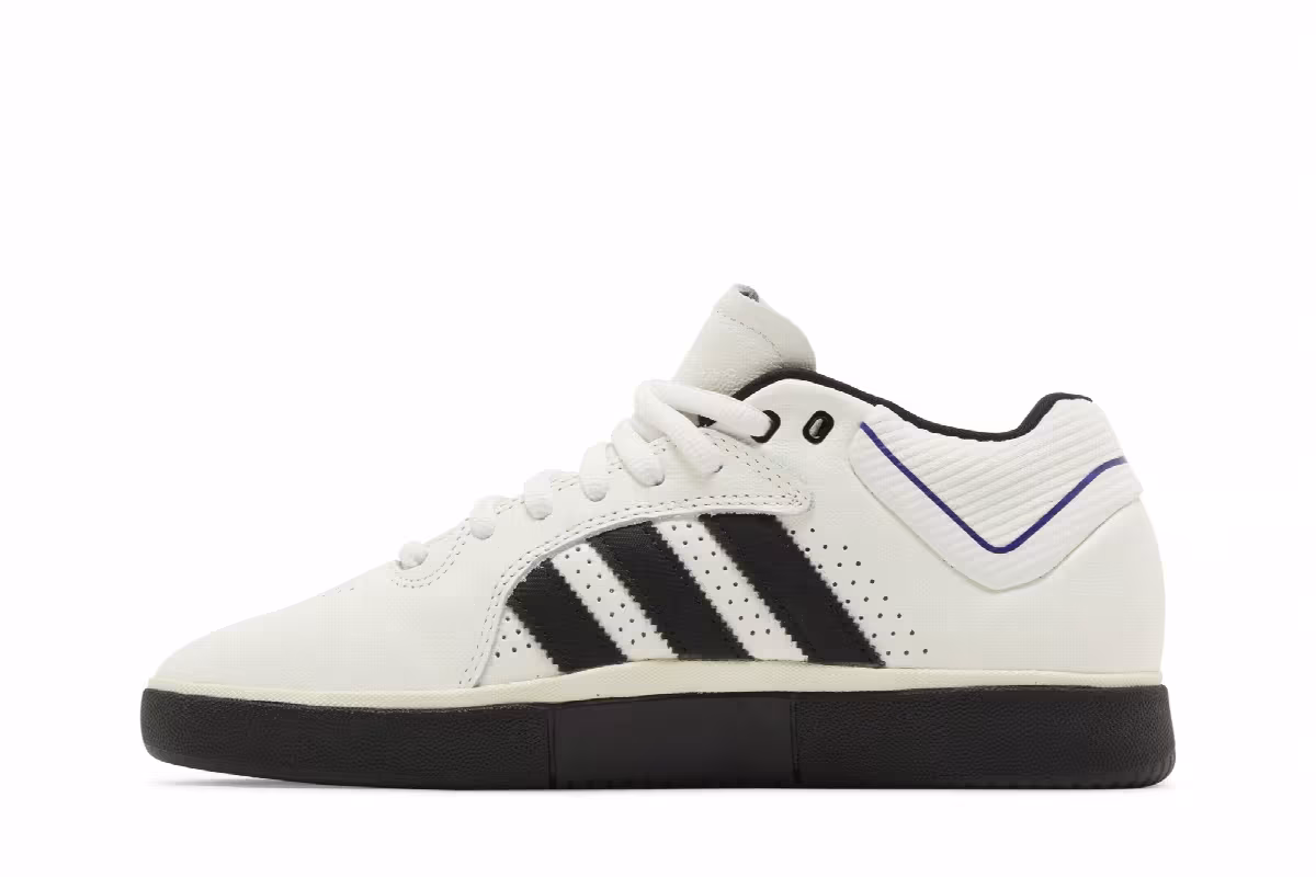 adidas Tyshawn White Black, view 4
