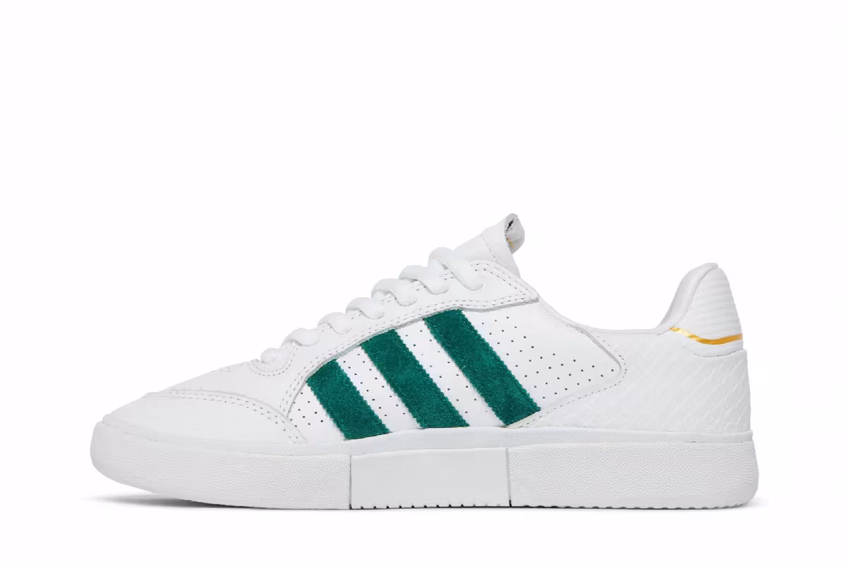 adidas Tyshawn Low White Collegiate Green, view 4