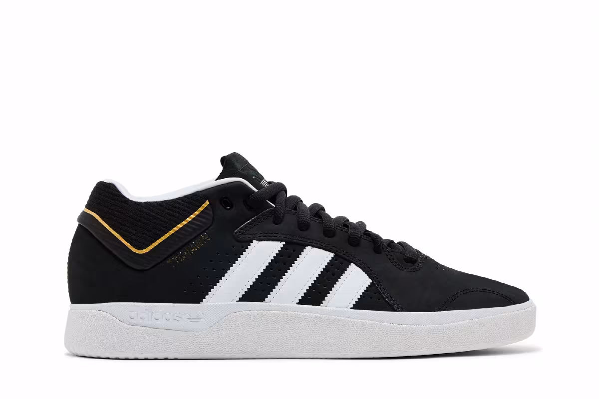 Adidas Tyshawn Black White Gold, view 2