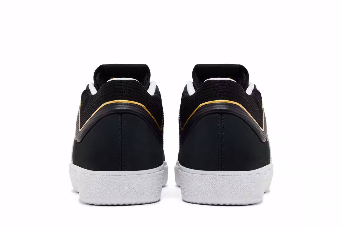 Adidas Tyshawn Black White Gold, view 7