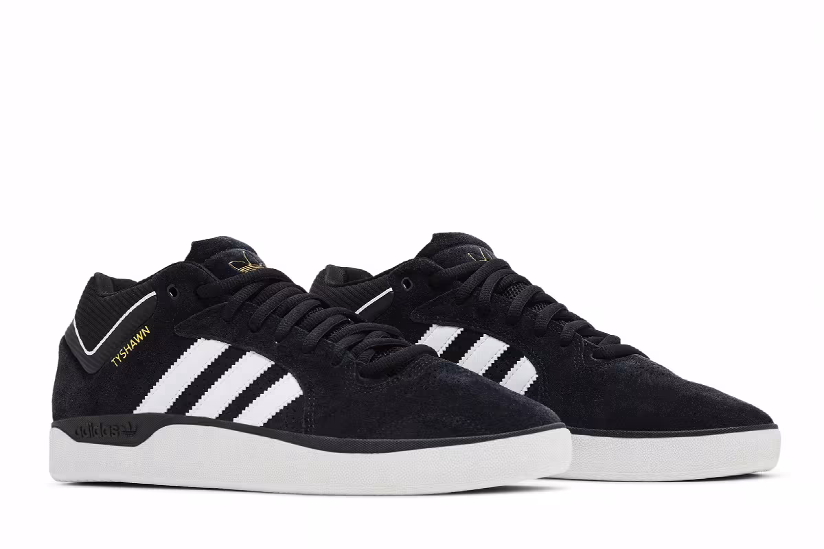 Adidas Tyshawn Black White, view 9