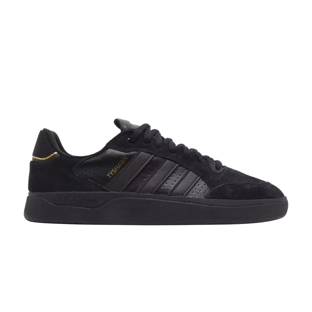 adidas Tyshawn Low Black Gold Metallic