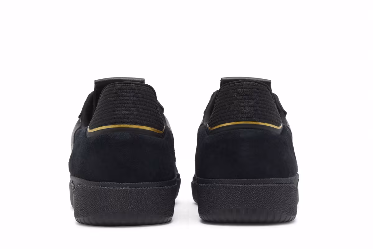 adidas Tyshawn Low Black Gold Metallic, view 7