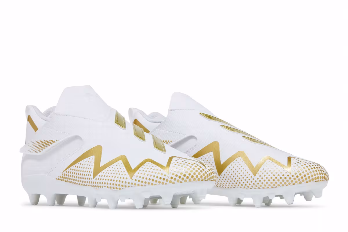 Adidas Freak Spark J White Gold Metallic, view 9