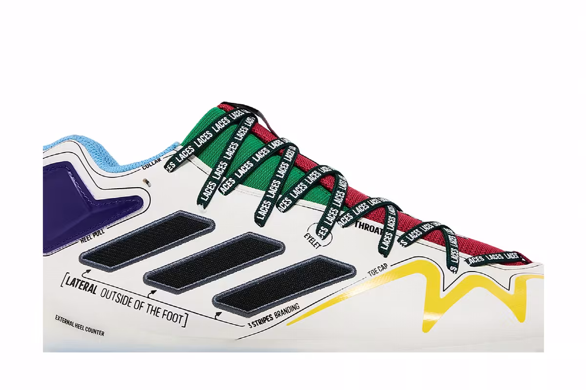 adidas Freak 22 White Multi, view 3