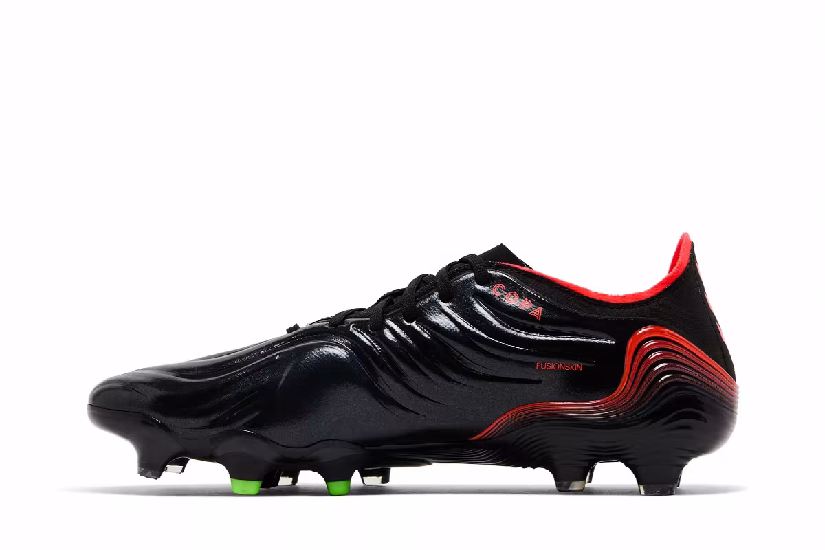 adidas Copa Sense+ FG Black Solar Red, view 4