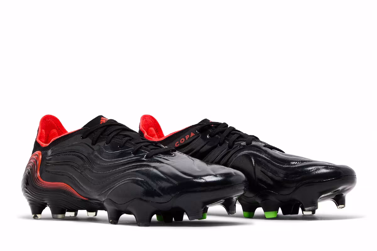 adidas Copa Sense+ FG Black Solar Red, view 9