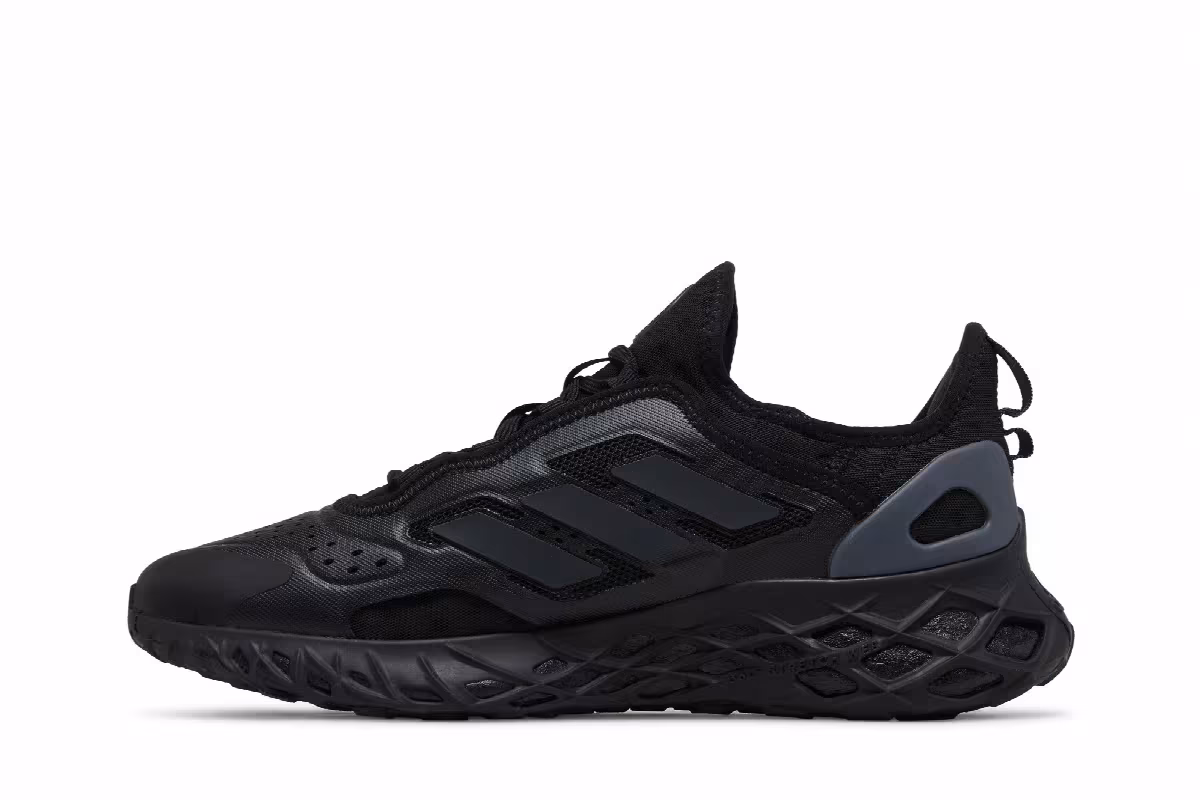 Adidas Web Boost Black Blue Metallic, view 4