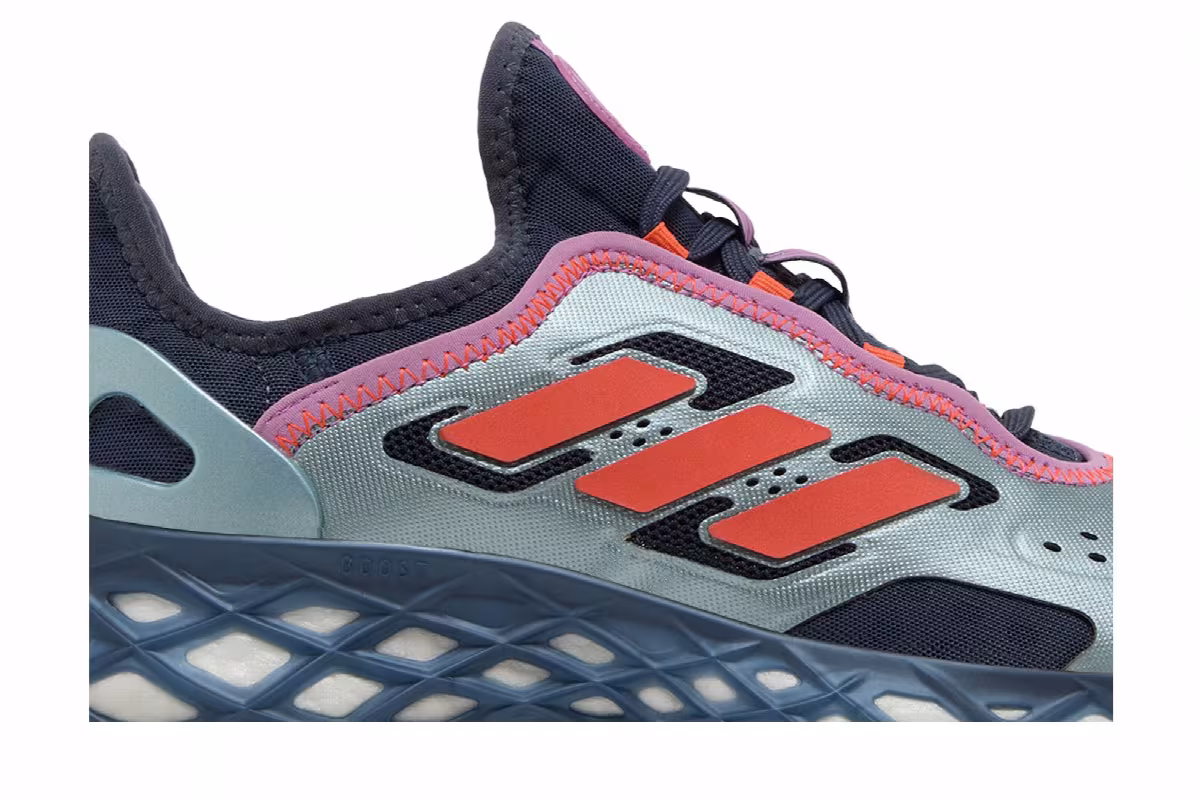 Adidas Web Boost Magic Grey Impact Orange, view 3
