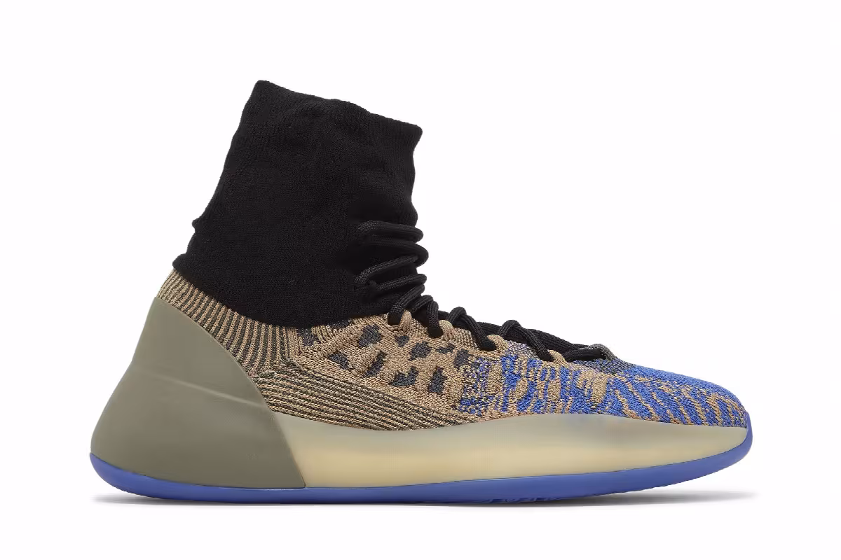 adidas Yeezy Basketball Knit Slate Azure, view 2