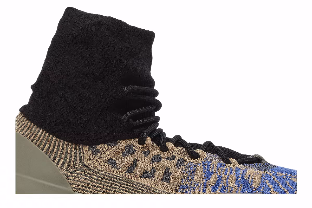 adidas Yeezy Basketball Knit Slate Azure, view 3