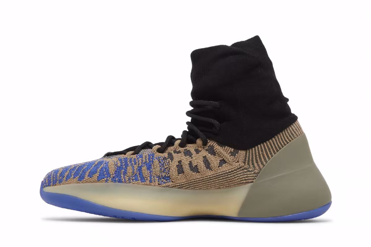 adidas Yeezy Basketball Knit Slate Azure, view 4