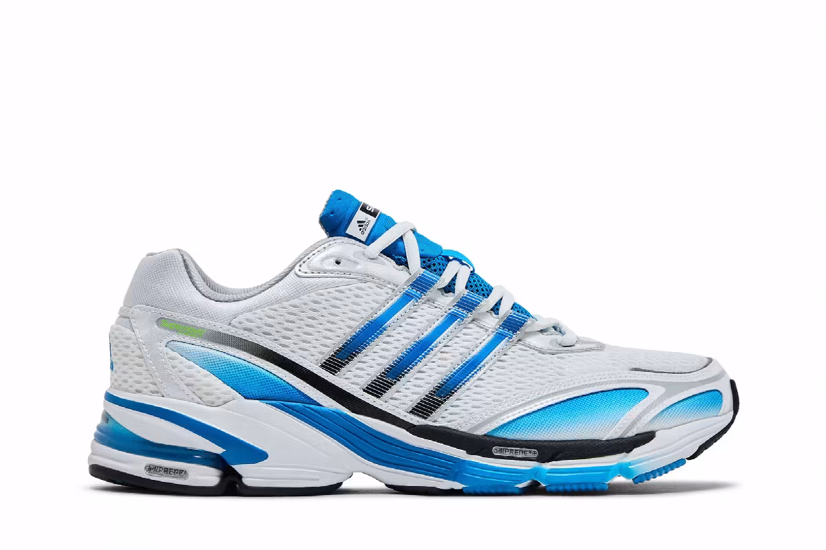 Adidas Supernova Cushion 7 White Blue Rush, view 2