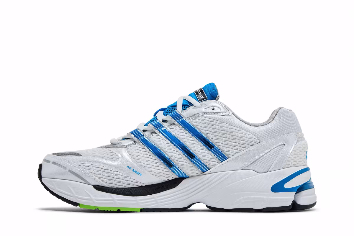 Adidas Supernova Cushion 7 White Blue Rush, view 4