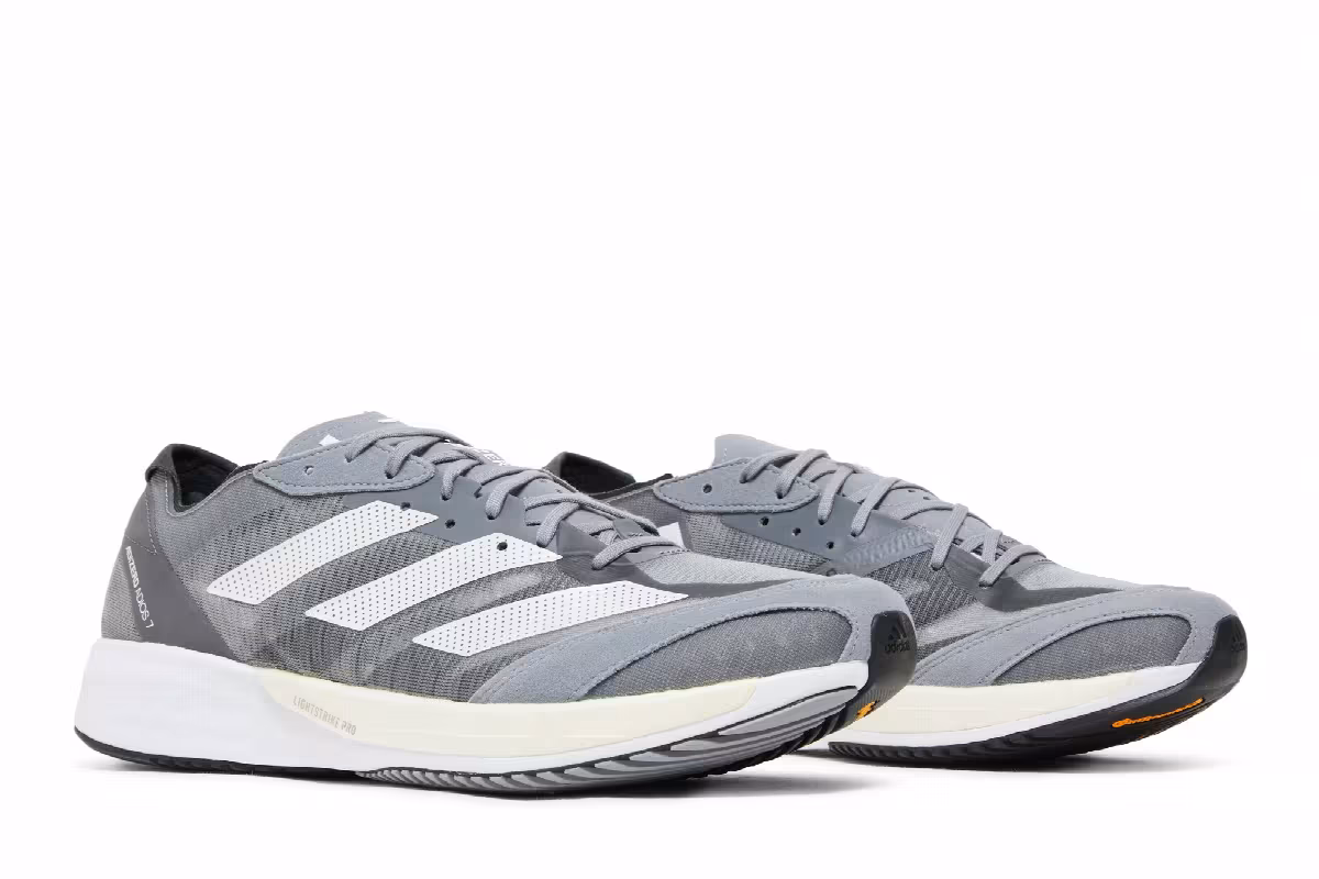 Adidas Adizero Adios 7 Grey Zero Metallic, view 9
