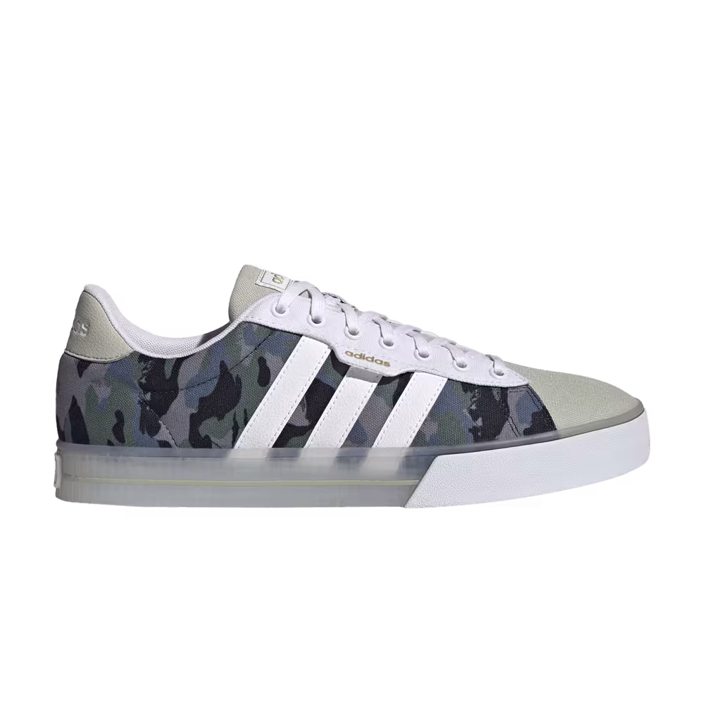 Adidas Daily 3.0 White Halo Green Camo