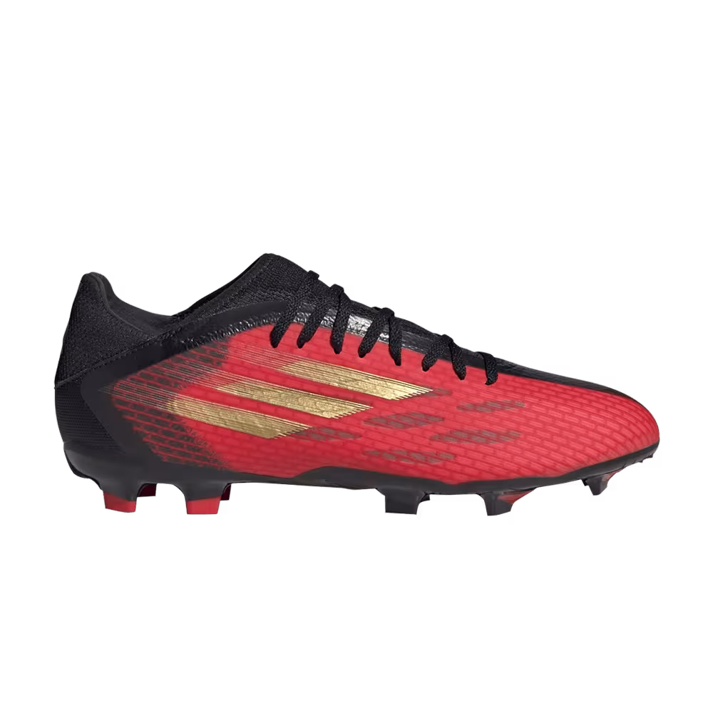 Adidas X Speedflow.3 FG Vivid Red Gold Metallic
