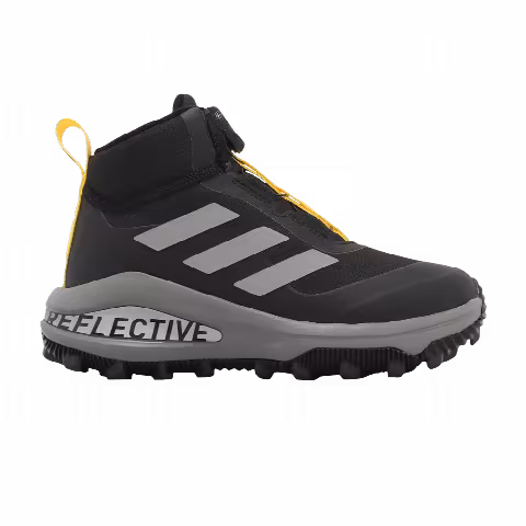 Adidas FortaRun BOA ATR K 'Black Impact Yellow'