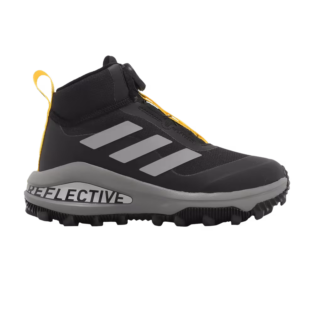 Adidas FortaRun BOA ATR K Black Impact Yellow