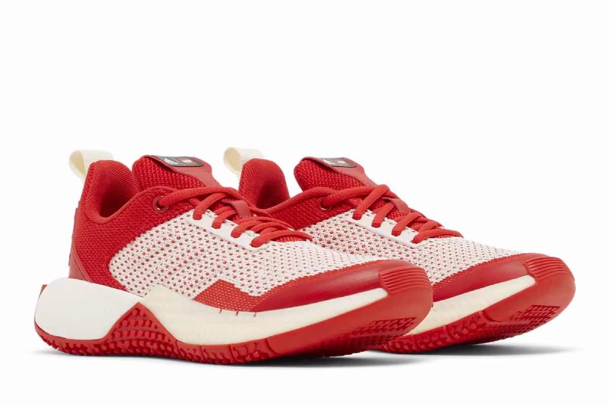 LEGO x adidas Sport Pro J Red Off White, view 9