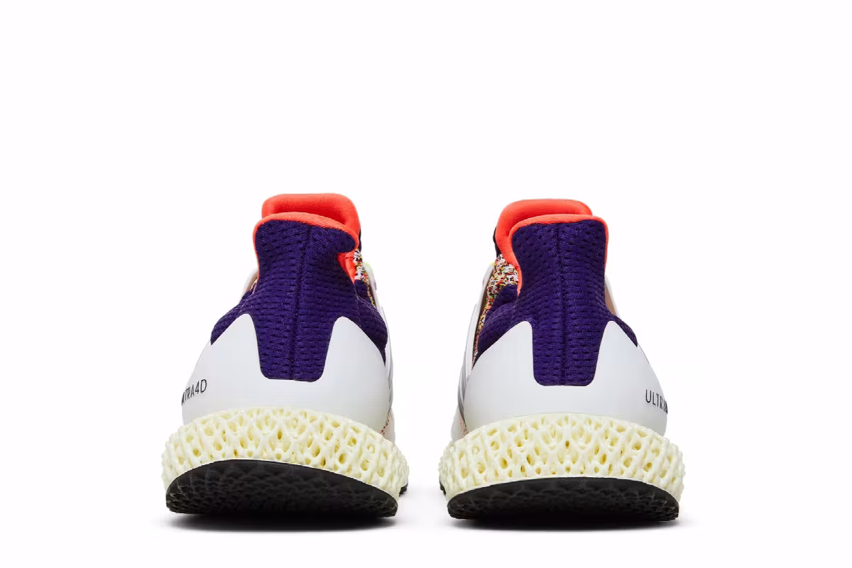 adidas Ultra 4D White Solar Red, view 7