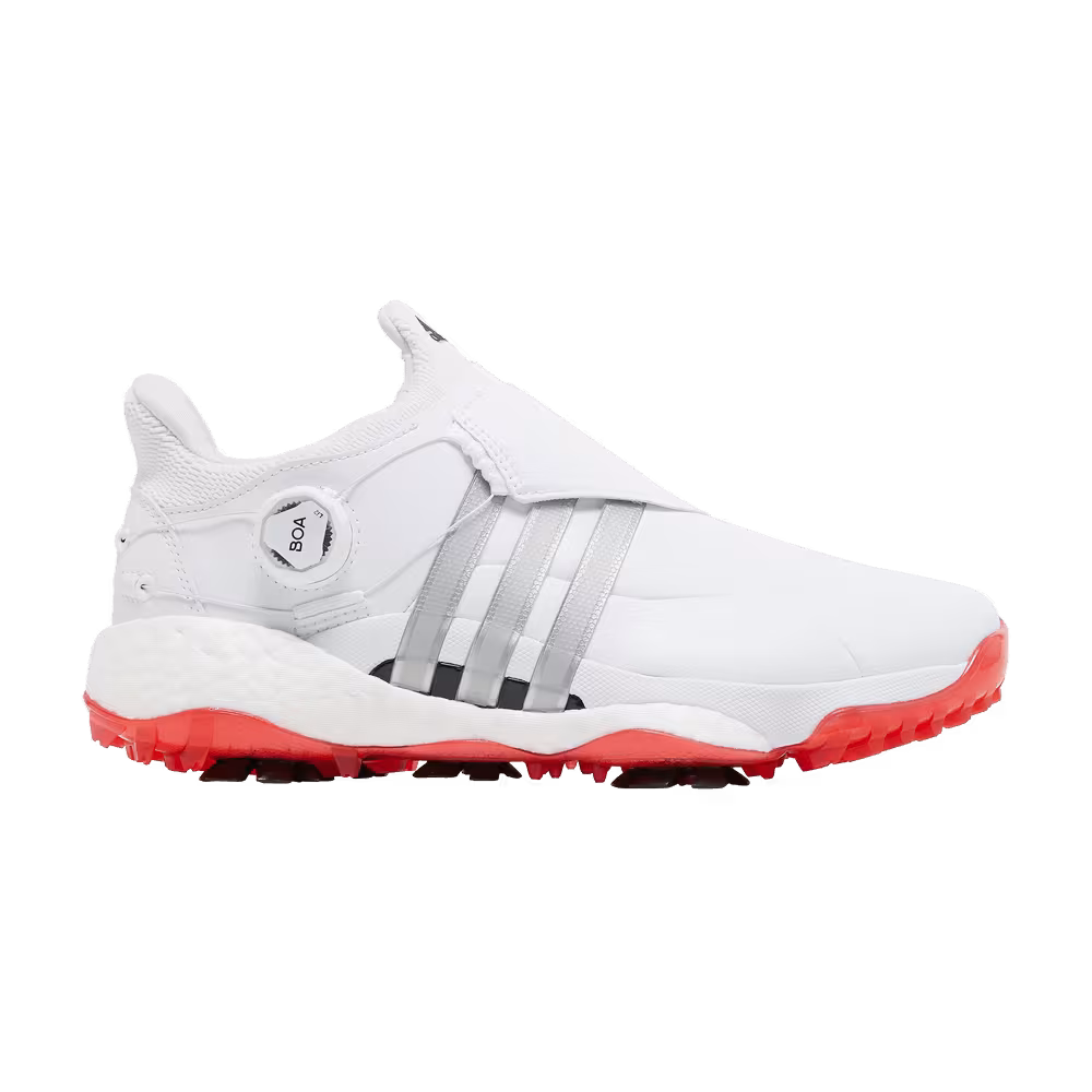 Adidas Tour 360 22 BOA Golf White Silver Metallic