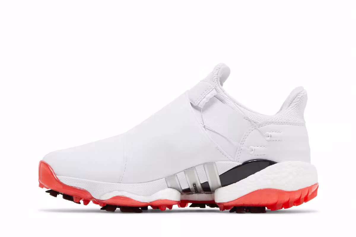 Adidas Tour 360 22 BOA Golf White Silver Metallic, view 4