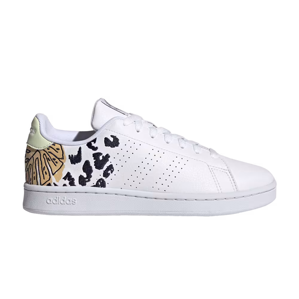 FARM Rio x adidas Women's Advantage Court White Almost Lime