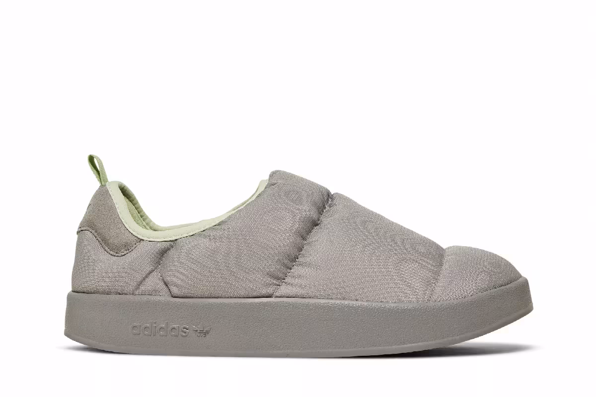 Adidas Puffylette Charcoal Solid Grey, view 2