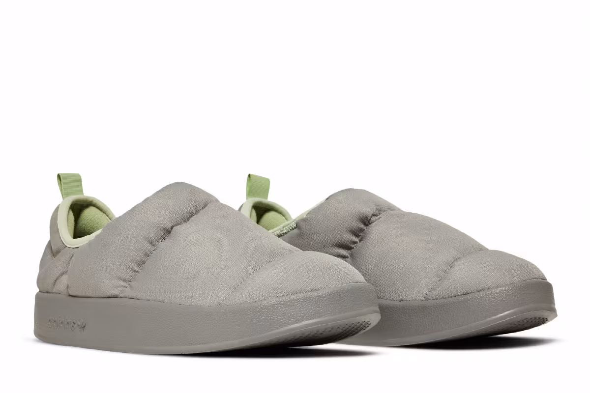 Adidas Puffylette Charcoal Solid Grey, view 9