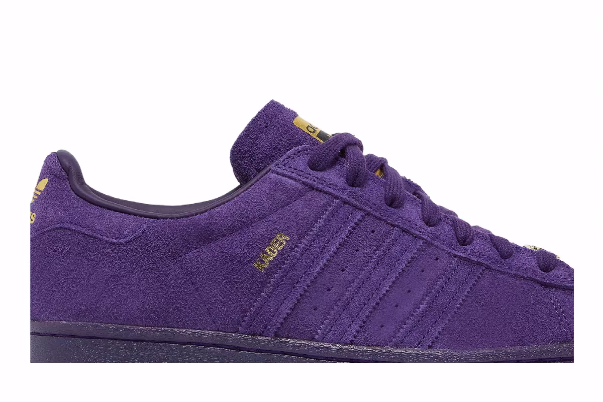 Kader Sylla x adidas Superstar ADV Dark Purple, view 3