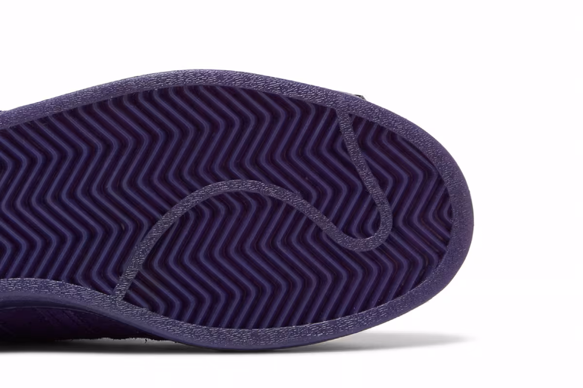 Kader Sylla x adidas Superstar ADV Dark Purple, view 6