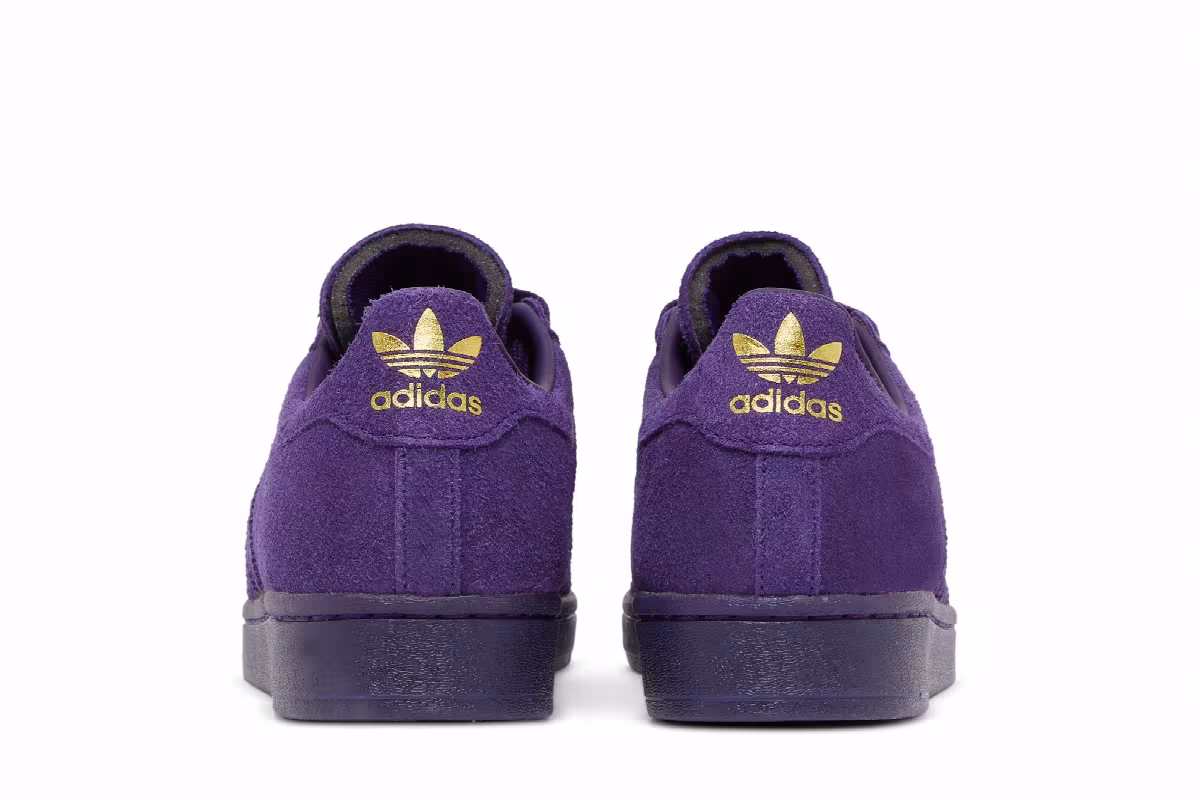 Kader Sylla x adidas Superstar ADV Dark Purple, view 7