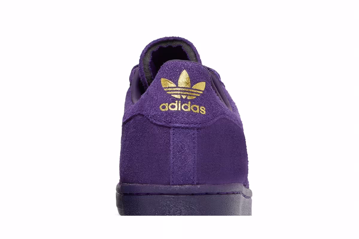 Kader Sylla x adidas Superstar ADV Dark Purple, view 8