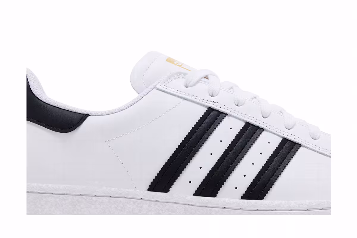 adidas Superstar ADV White Black, view 3