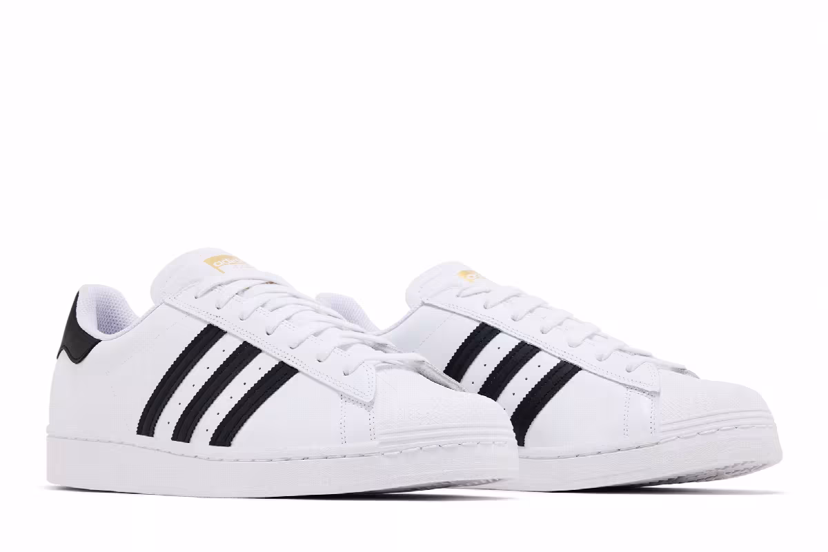 adidas Superstar ADV White Black, view 9