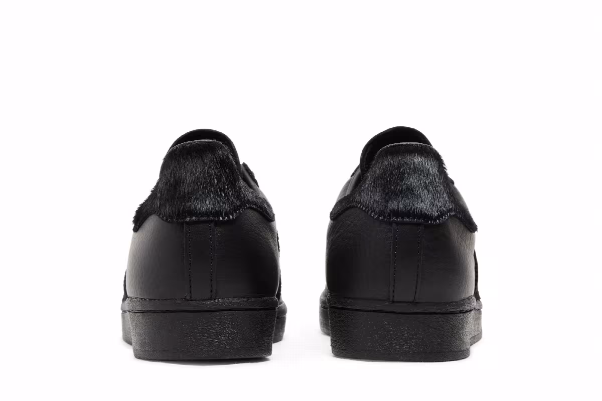 Kader Sylla x adidas Superstar ADV Monochrome Black, view 7