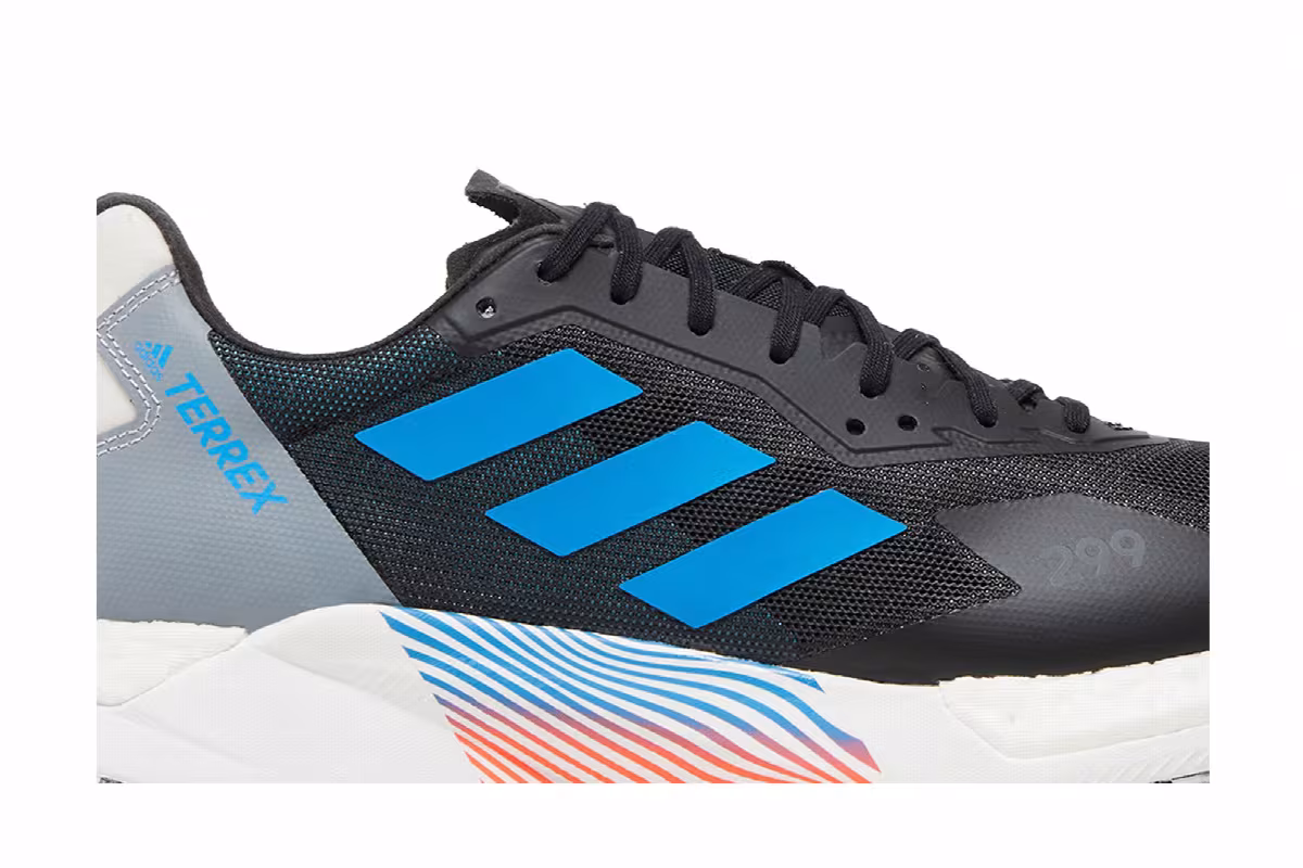 Adidas Terrex Agravic Ultra Trail Black Blue Rush, view 3