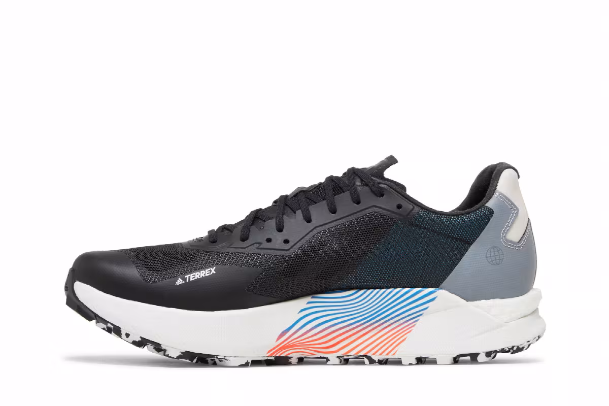Adidas Terrex Agravic Ultra Trail Black Blue Rush, view 4