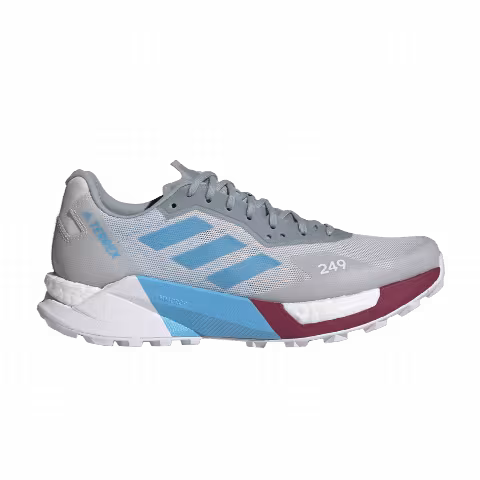 Adidas Wmns Terrex Agravic Ultra Trail 'Grey Sky Rush Burgundy'