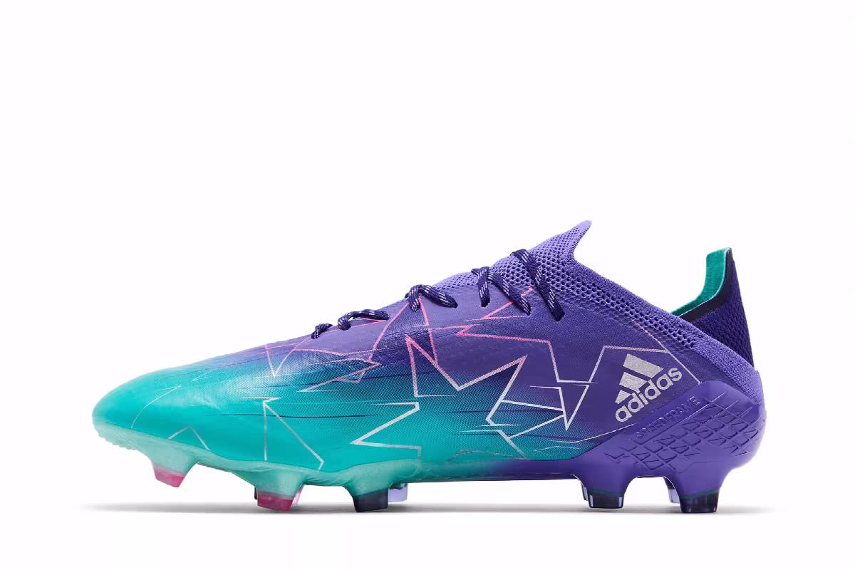 adidas X Speedflow.1 FG Purple Rush Mint Rush, view 4