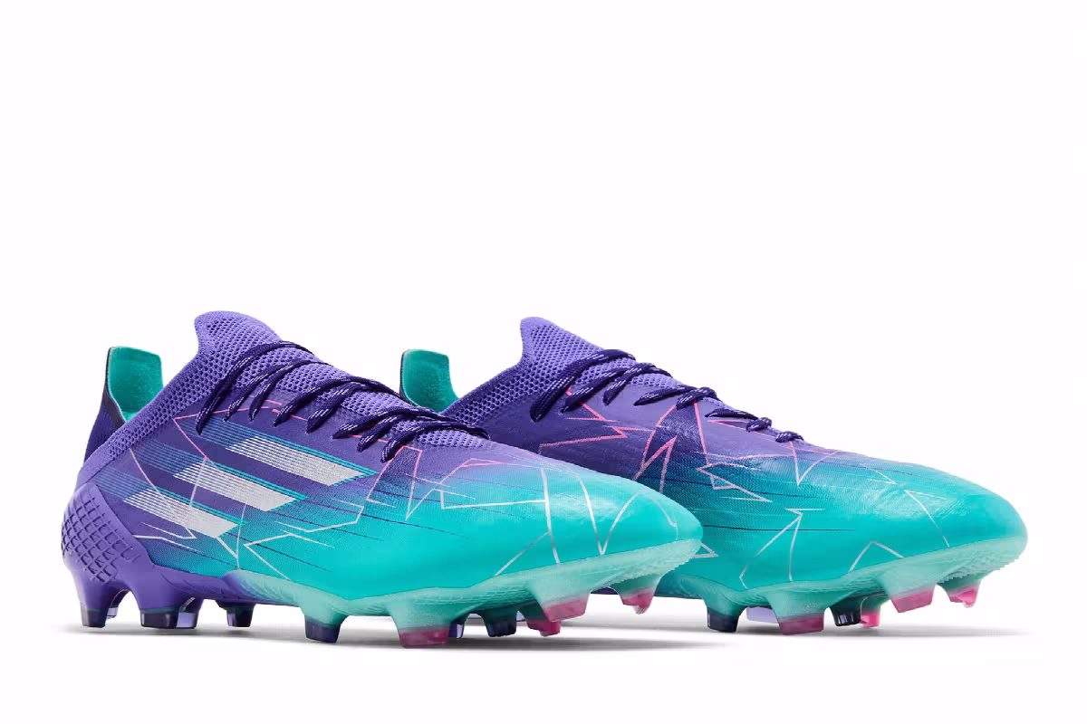 adidas X Speedflow.1 FG Purple Rush Mint Rush, view 9