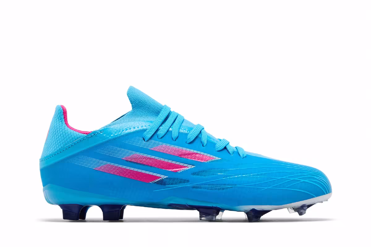 adidas X Speedflow.1 FG J Sky Rush Team Shock Pink, view 2