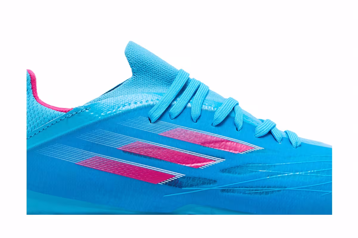 adidas X Speedflow.1 FG J Sky Rush Team Shock Pink, view 3