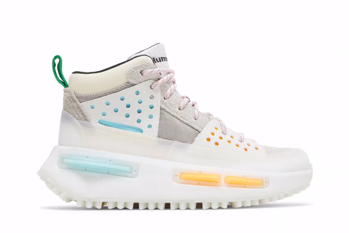 Pharrell x adidas Hu NMD_S1 Ryat Core White, view 2