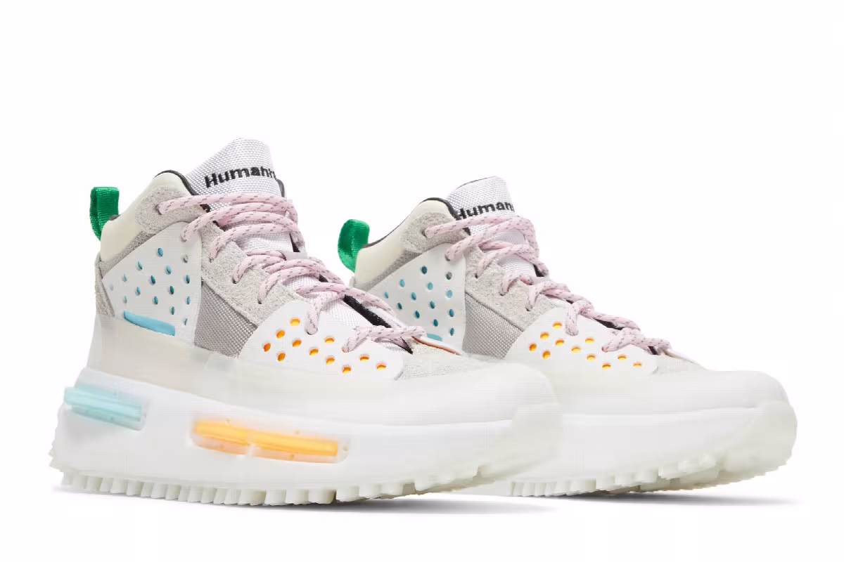 Pharrell x adidas Hu NMD_S1 Ryat Core White, view 9