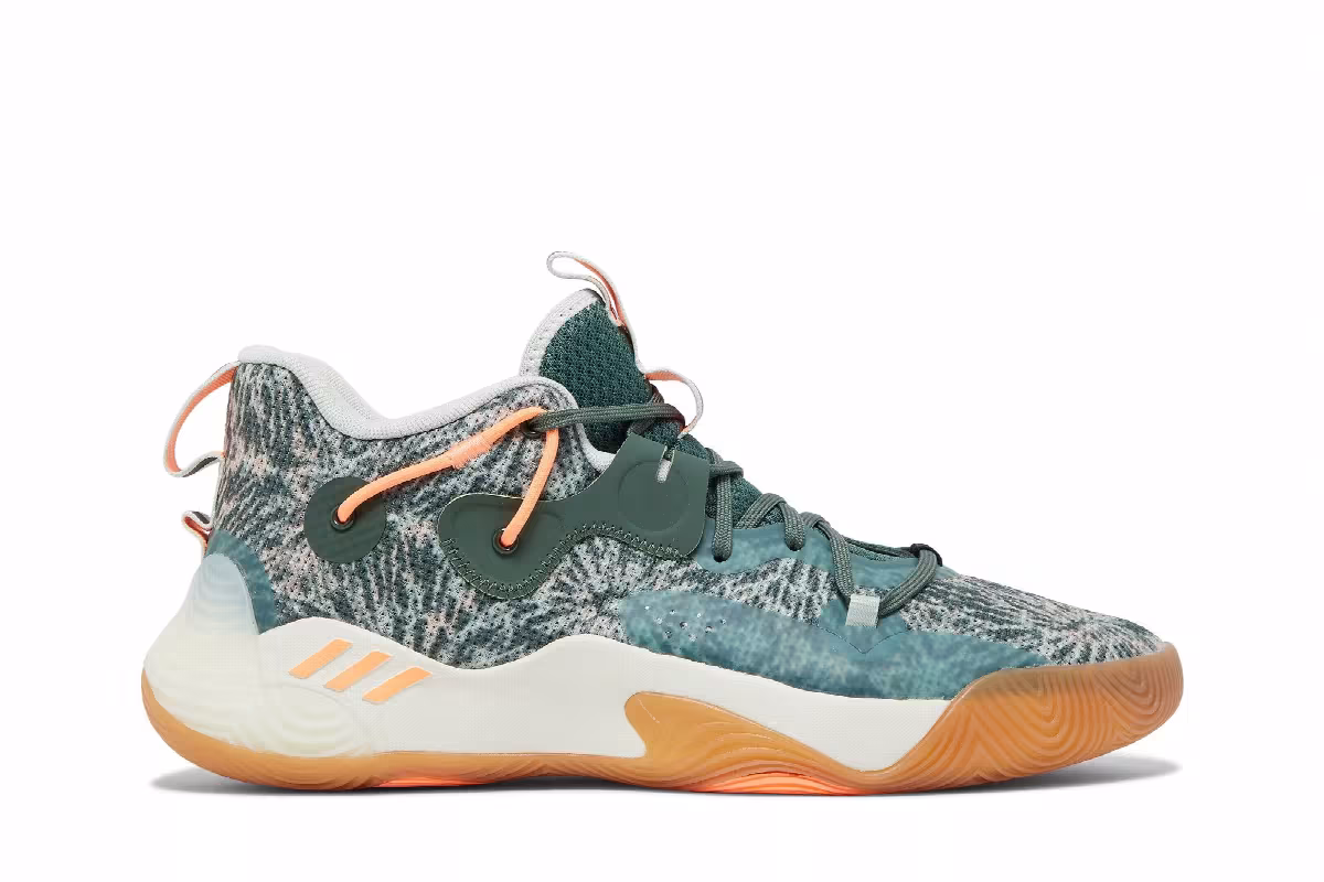 adidas Harden Stepback 3 Tie-Dye - Green Oxide, view 2