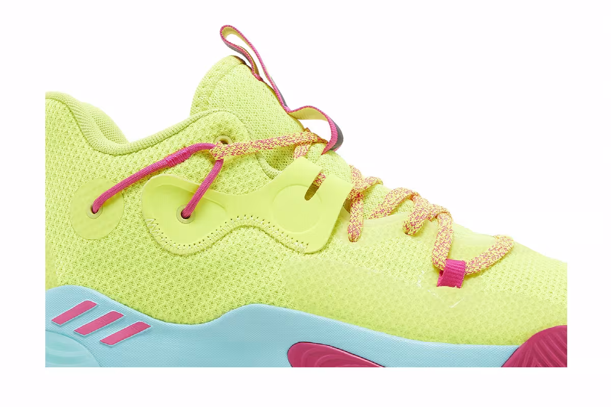 adidas Harden Stepback 3 Solar Yellow Shock Pink, view 3
