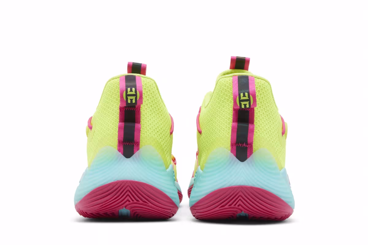 adidas Harden Stepback 3 Solar Yellow Shock Pink, view 7