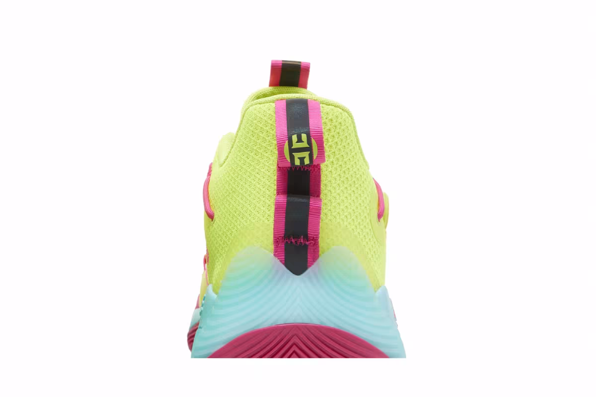 adidas Harden Stepback 3 Solar Yellow Shock Pink, view 8